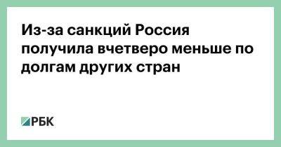 Из-за санкций Россия получила вчетверо меньше по долгам других стран - smartmoney.one - Россия - Белоруссия - Венесуэла - Индия - Йемен - Вьетнам - Бангладеш