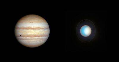 Интригующие изменения на планетах. Телескоп Хаббл сделал новые снимки Юпитера и Урана (фото) - focus.ua - Украина