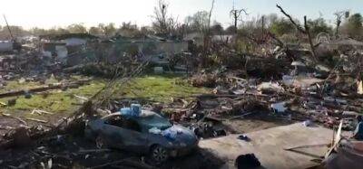 Джо Байден - Мощный торнадо оставил без света свыше 40 тысяч домов в трёх американских штатах - obzor.lt - США - штат Теннесси - штат Алабама - штат Миссисипи