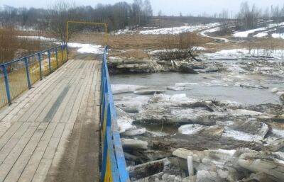 Из-за ледяного затора на реке Шоше в Зубцовском округе под угрозой разрушения оказался мост - afanasy.biz - Тверская обл.