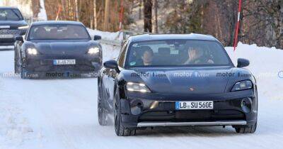 Porsche Taycan - Новый электромобиль Porsche Taycan 2024 заметили на дороге до премьеры (фото) - focus.ua - Украина - Швеция