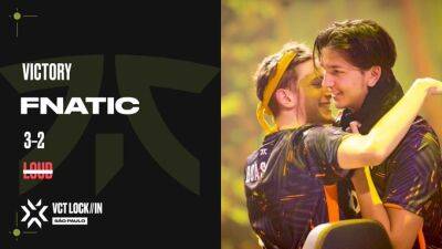 Fnatic — чемпионы VCT 2023: LOCK//IN São Paulo - sportarena.com - Англия - Бразилия