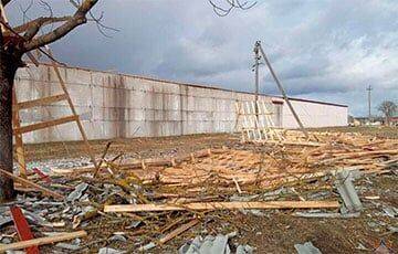 Сильный ураган срывал крыши в Гродненской области - charter97.org - Белоруссия - Минск - район Волковысский
