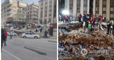 В Турции обрушилась многоэтажка, пострадавшая в результате землетрясения – видео момента - obozrevatel.com - Сирия - Украина - Турция - штат Гавайи