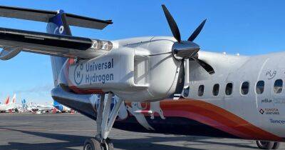 "Исторический рейс в 15 минут": Universal Hydrogen протестировала самолет на водородном двигателе - focus.ua - США - Украина - Англия