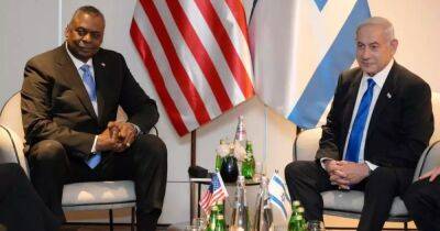 Биньямин Нетаньяху - Ллойд Остин - Ллойд Остин прибыл в Израиль, чтобы обсудить агрессию Ирана и его ядерную программу (видео) - focus.ua - США - Украина - Израиль - Иран