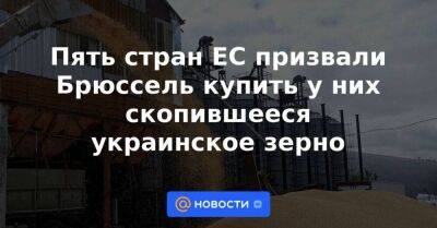 Пять стран ЕС призвали Брюссель купить у них скопившееся украинское зерно - smartmoney.one - Польша - Болгария - Брюссель