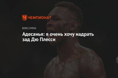 Алексей Перейрой - Адесанья: очень хочу надрать зад Дю Плесси - championat.com - Бразилия - Нигерия - Юар