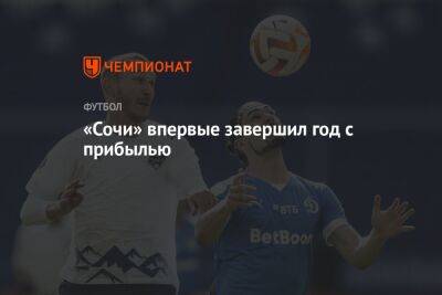 Владимир Федотов - «Сочи» впервые завершил год с прибылью - championat.com - Россия - Сочи