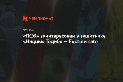 Кристоф Галтье - «ПСЖ» заинтересован в защитнике «Ниццы» Тодибо — Footmercato - championat.com - Франция