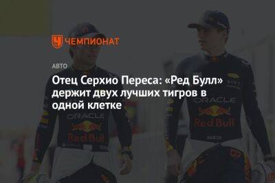 Максим Ферстаппен - Серхио Перес - Отец Серхио Переса: «Ред Булл» держит двух лучших тигров в одной клетке - championat.com