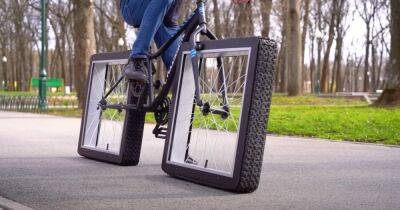Умелец создал странный велосипед с квадратными колесами: на нем можно ездить (видео) - focus.ua - Украина