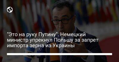 Владимир Путин - "Это на руку Путину". Немецкий министр упрекнул Польшу за запрет импорта зерна из Украины - liga.net - Россия - Украина - Германия - Польша