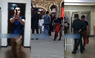 В Ташкенте отправили за решетку двоих пранкеров, которые пытались разыграть сотрудников ОВД при помощи пистолета-зажигалки. Видео - podrobno.uz - Узбекистан - Ташкент - район Чиланзарский, Ташкент