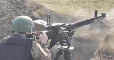 Александр Павлюк - Бойцы 21 ОМБр ВСУ показали обучение с крупнокалиберными пулеметами ДШК (видео) - focus.ua - Украина