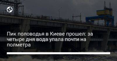 Пик половодья в Киеве прошел: за четыре дня вода упала почти на полметра - liga.net - Украина - Киев - Киевская обл. - Кировоградская обл. - Днепропетровская обл. - Черкасская обл. - Полтавская обл.