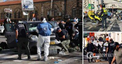 Биньямин Нетаньяху - Теракт в Иерусалиме – террорист въехал в толпу, пять человек ранены – фото и видео - obozrevatel.com - Украина - Израиль - Тель-Авив - Иерусалим - Восточный Иерусалим - Иерусалим