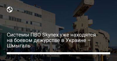 Денис Шмыгаль - Системы ПВО Skynex уже находятся на боевом дежурстве в Украине – Шмыгаль - liga.net - Россия - Украина - Италия - Германия