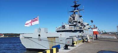В Клайпедский порт прибыло судно ВМС Великобритании HMS Mersey - obzor.lt - Англия - Литва - Клайпеда - Великобритания