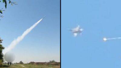 Видео: ВВС ЦАХАЛа сбили беспилотник над Газой, ХАМАС запустил ракету по истребителю - vesty.co.il - Сирия - Израиль