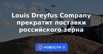 Louis Dreyfus Company прекратит поставки российского зерна - smartmoney.one - Россия