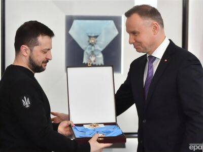 Владимир Зеленский - Анджей Дуда - Дуда вручил Зеленскому высшую награду Польши – орден Белого Орла. Видео - gordonua.com - Украина - Польша
