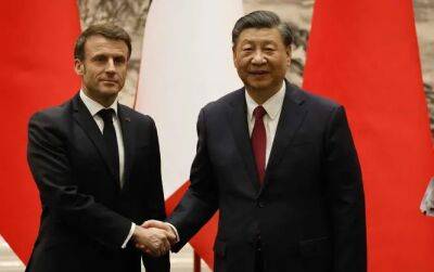 Си Цзиньпин - Эмманюэль Макрон - Макрон после встречи с лидером Китая призвал к диалогу по Украине - obzor.lt - Россия - Китай - Украина - Франция - Пекин
