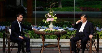 Си Цзиньпин - Эмманюэль Макрон - "Китай наступает": Си Цзиньпин склонял Макрона к выходу из орбиты США, — Reuters - focus.ua - Китай - США - Украина - Вашингтон - Франция - Париж - Пекин - Ляйен - Гуанчжоу - Переговоры