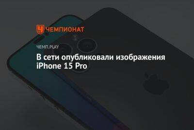 В сети опубликовали изображения iPhone 15 Pro - championat.com