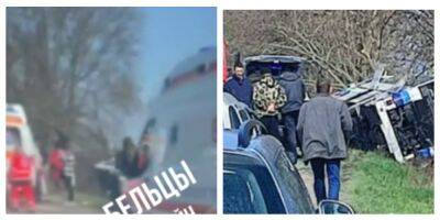 Автобус с украинцами слетел с трассы в Молдове: в салоне был 21 пассажир, кадры - popcorn.politeka.net - Украина - Киев - Молдавия - Кишинев
