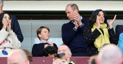 принц Уильям - принц Джордж - Вилл Астон - Принц Уильям и принц Джордж вместе сходили на футбольный матч - focus.ua - Украина - Англия