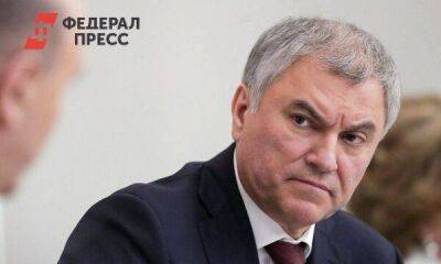 Вячеслав Володин - Спикер Госдумы Володин перечислил способы потратить деньги инфоцыган - smartmoney.one - Москва - Россия