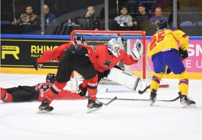 Хоккеисты Румынии добились волевой победы в матче со сборной Литвы - obzor.lt - Румыния - Литва