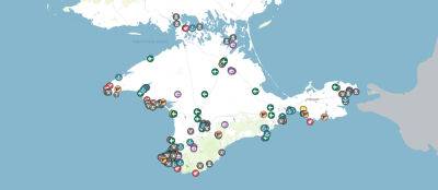 На интерактивной карте Крыма можно увидеть расположение 223 военных объектов российских оккупантов - itc.ua - Украина - Крым - Украинские Новости