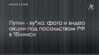Владимир Путин - Протесты в Грузии 10.05.2023 - фото и видео акции под посольством России - apostrophe.ua - Москва - Россия - Украина - Грузия - Тбилиси