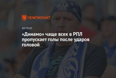 Владимир Москалев - «Динамо» чаще всех в РПЛ пропускает голы после ударов головой - championat.com - Москва - Грозный