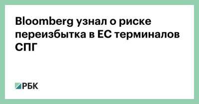 Bloomberg узнал о риске переизбытка в ЕС терминалов СПГ - smartmoney.one - Россия - Украина - Италия - Германия - Эстония - Греция - Европа - Ес