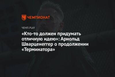 Арнольд Шварценеггер - «Кто-то должен придумать отличную идею»: Арнольд Шварценеггер о продолжении «Терминатора» - championat.com - шт. Калифорния