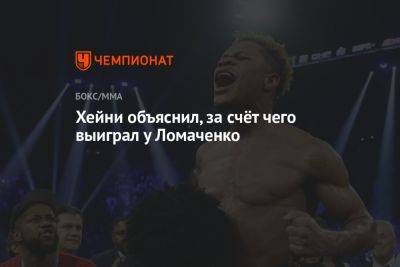 Василий Ломаченко - Хейни объяснил, за счёт чего выиграл у Ломаченко - championat.com