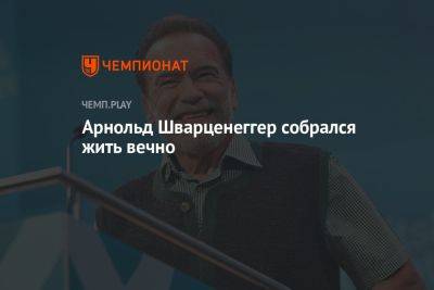 Арнольд Шварценеггер - Арнольд Шварценеггер собрался жить вечно - championat.com - USA - шт. Калифорния