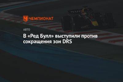 Кристиан Хорнер - В «Ред Булл» выступили против сокращения зон DRS - championat.com - Азербайджан