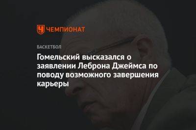 Владимир Гомельский - Гомельский высказался о заявлении Леброна Джеймса по поводу возможного завершения карьеры - championat.com - Лос-Анджелес