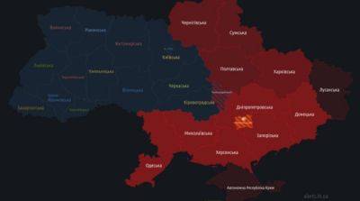 Из-за активности вражеской авиации в ряде областей Украины объявлена воздушная тревога - ru.slovoidilo.ua - Украина - Киев - Запорожье - Мелитополь - Бердянск