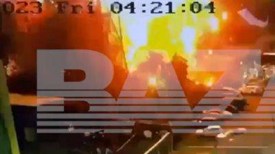 СМИ показали видео удара беспилотника в Краснодаре - pravda.com.ua - Россия - Крым - Краснодар