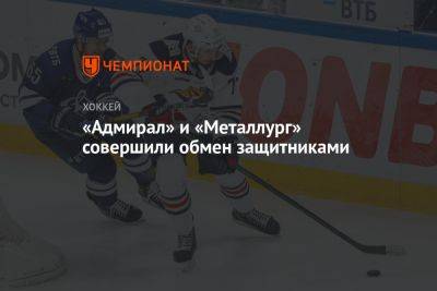 «Адмирал» и «Металлург» совершили обмен защитниками - championat.com