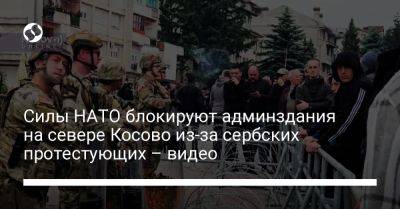 Йенс Столтенберг - Силы НАТО блокируют админздания на севере Косово из-за сербских протестующих – видео - liga.net - Украина - Сербия - Белград - Косово - Албания