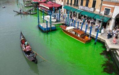 Стало известно, почему в Гранд-канале Венеции вода стала зеленой - korrespondent.net - Украина - Венеция