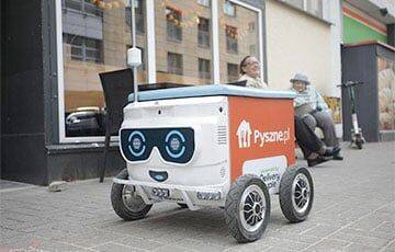 Первый робот-доставщик начал развозить еду по Варшаве - charter97.org - Белоруссия - Польша - Варшава - Warsaw