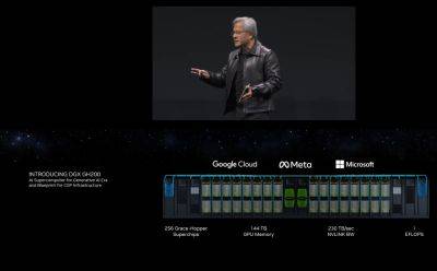 Дженсен Хуанг, анонсируя суперкомпьютер NVIDIA DGX GH200 для генеративных ИИ, заявил, что все мы теперь программисты и пошутил про запуск Crysis - itc.ua - Украина
