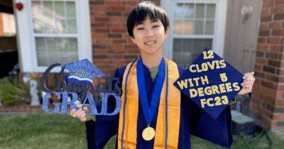 "Наскучил" второй класс: 12-летний мальчик окончил колледж с 5 дипломами (видео) - focus.ua - США - Украина - шт. Калифорния - Los Angeles